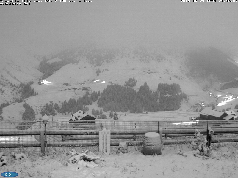 Havazás Livigno felett (Olaszország) Havazás Livigno felett (Olaszország)