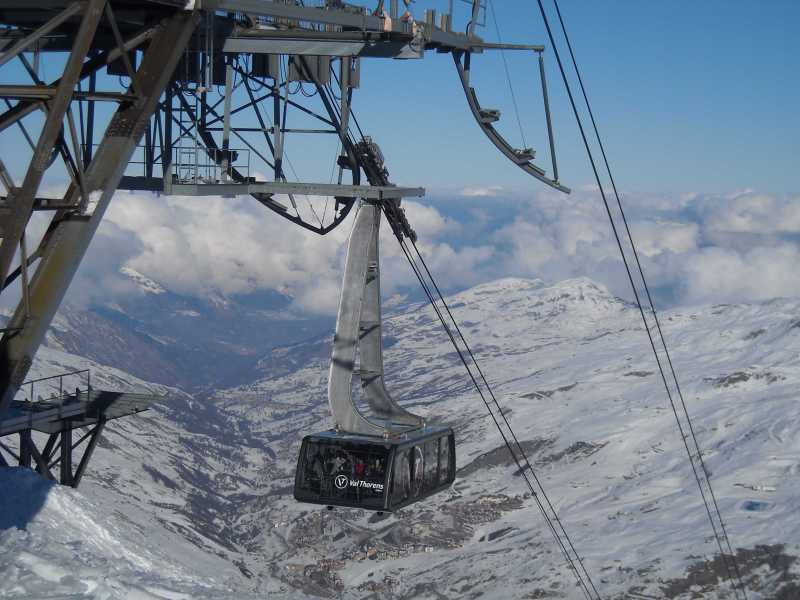 Cime Caron kabinos felvon� �j kabinja