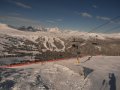 Sunshine Village - a rendszer k�zpontja a Lookout Mountain-r�l n�zve