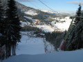 A kezd� p�lya teteje. Itt r�vid�tve nagyon meredek