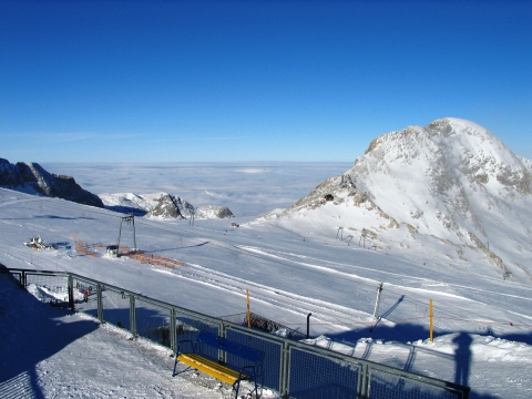 Augusztus v�ge a Dachstein gleccseren