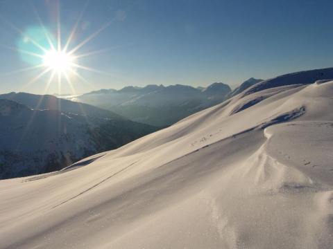 Pischa - a freeride terep