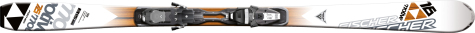 Fischer Motive 76 s�l�c RSX12 PRail 88 k�t�ssel  All Mountain s�l�c k�z�phalad� s�el�k r�sz�re. K�z�pen 76 mm sz�les �gy a kezelt p�ly�kon k�v�l is �lvezetes a s�el�s ezzel a modellel.