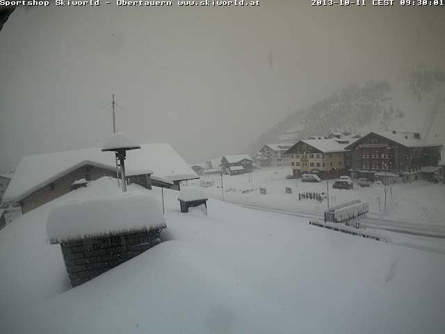 Obertauern október 11-én Obertauern október 11-én