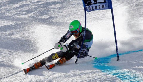 Ted Ligety a  HEAD Racing csapat tagja S�ldenben