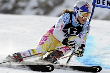 Lindsey Vonn a  HEAD Racing csapat tagja S�ldenben