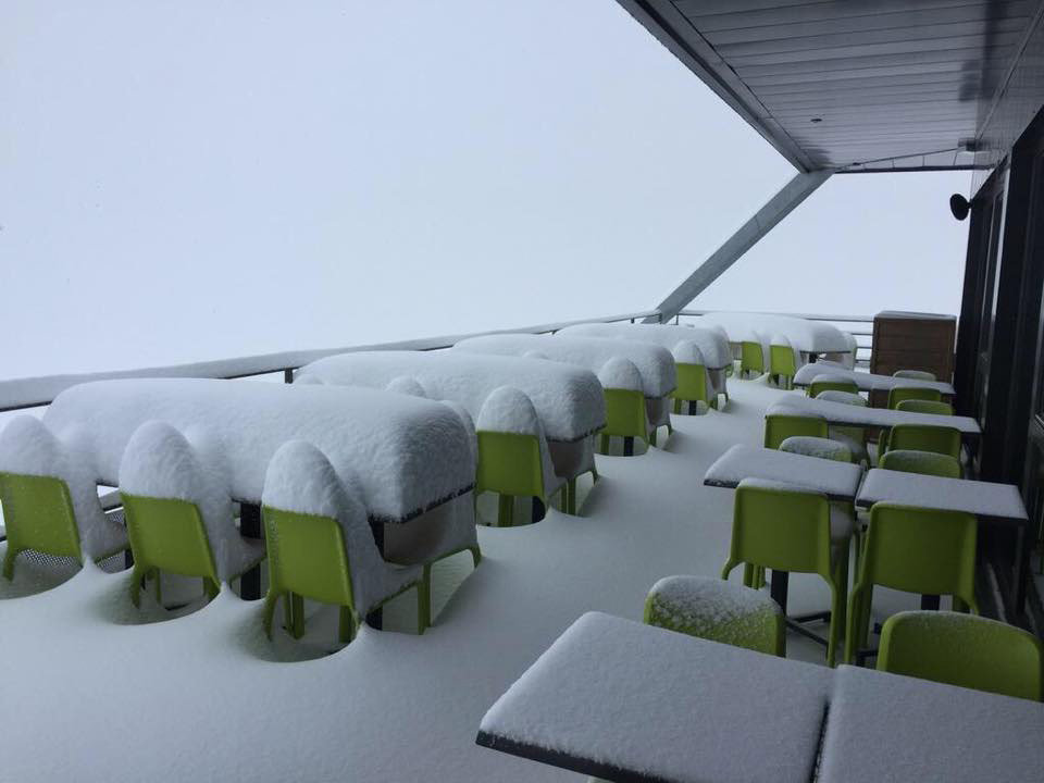 Alpe d'Huez 40 cm friss hó