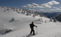 Reggeli h�z�por ut�n ver�f�nyes naps�t�s Hochkaron (2010.02.21.)