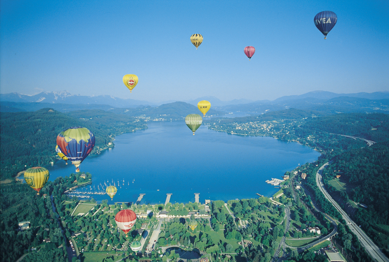 H�l�gballonok a W�rthi-t�n�l - Copyright® K�rnten Werbung