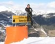 Franz Klammer a r�la elnevezett s�p�ly�n Bad Kleinkichheimben