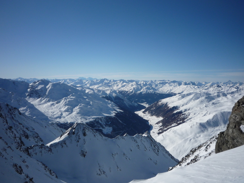 Kil�t�s D�l-Tirol, Sv�jc �s Vorarlberg fel� (Karlesjoch, 3108 m)