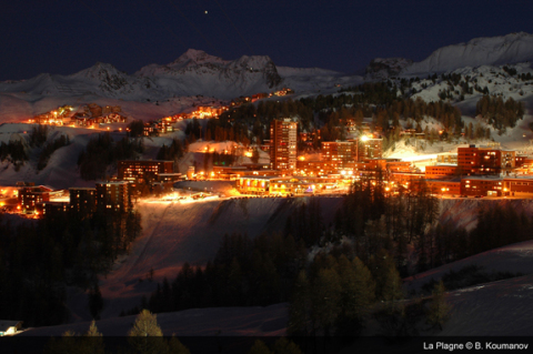 Esti hangulat a francia �ri�son: La Plagne (Paradiski)