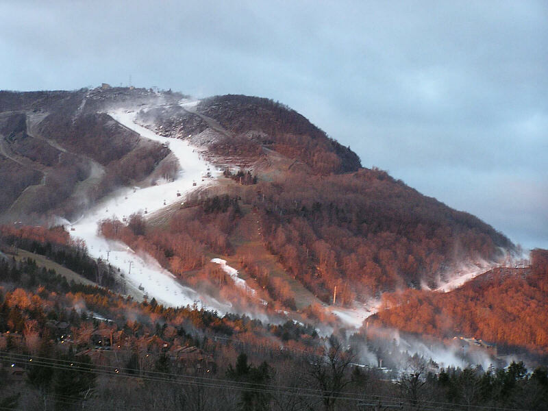 �szi "csend�let" Hunter Mountainen