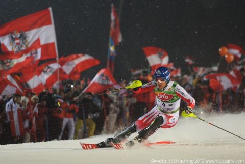 Benjamin Raich a schladmingi Night Race-en 2010