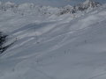 Obergurgl, h�tt�rben Hochgurgl �s a k�t s�terepet �sszek�t� Top-Express lift