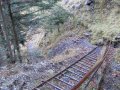 Vasl�tr�k, l�ncok seg�tik a feljut�st a Weichtalhaust�l a Rax tetej�re (Wachth�ttelkamm)