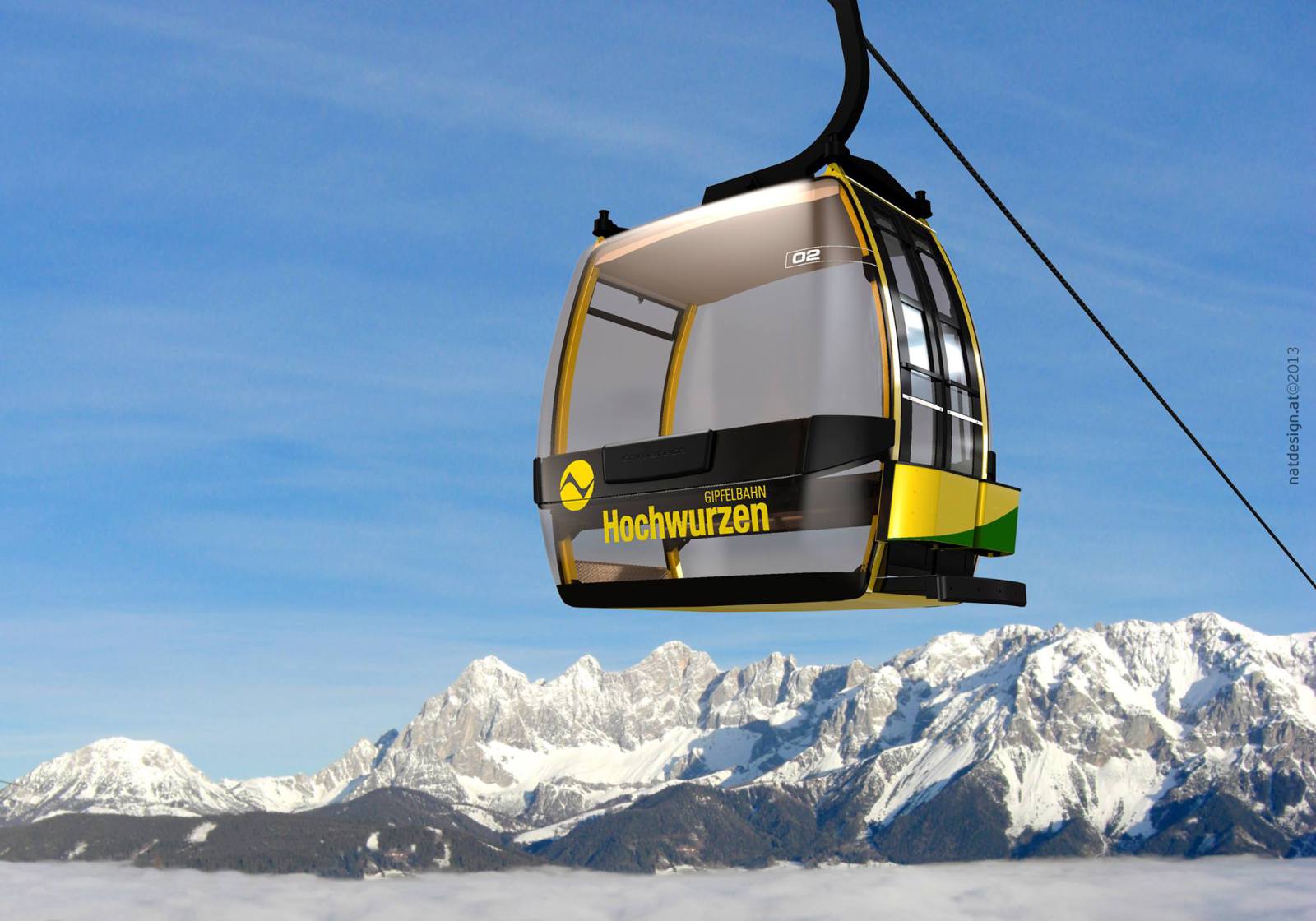 Hochwurzen (Planai): ilyen lesz az új kabinos Hochwurzen (Planai): ilyen lesz az új kabinos