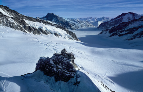 Aletsch: az Alpok leghosszabb gleccsere. Gyönyörű!