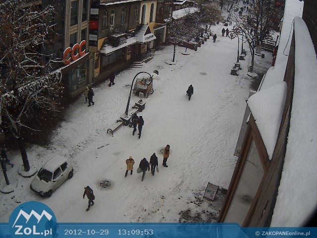 Zakopane híres sétálóutcája - Kattints a képre a nagyításhoz