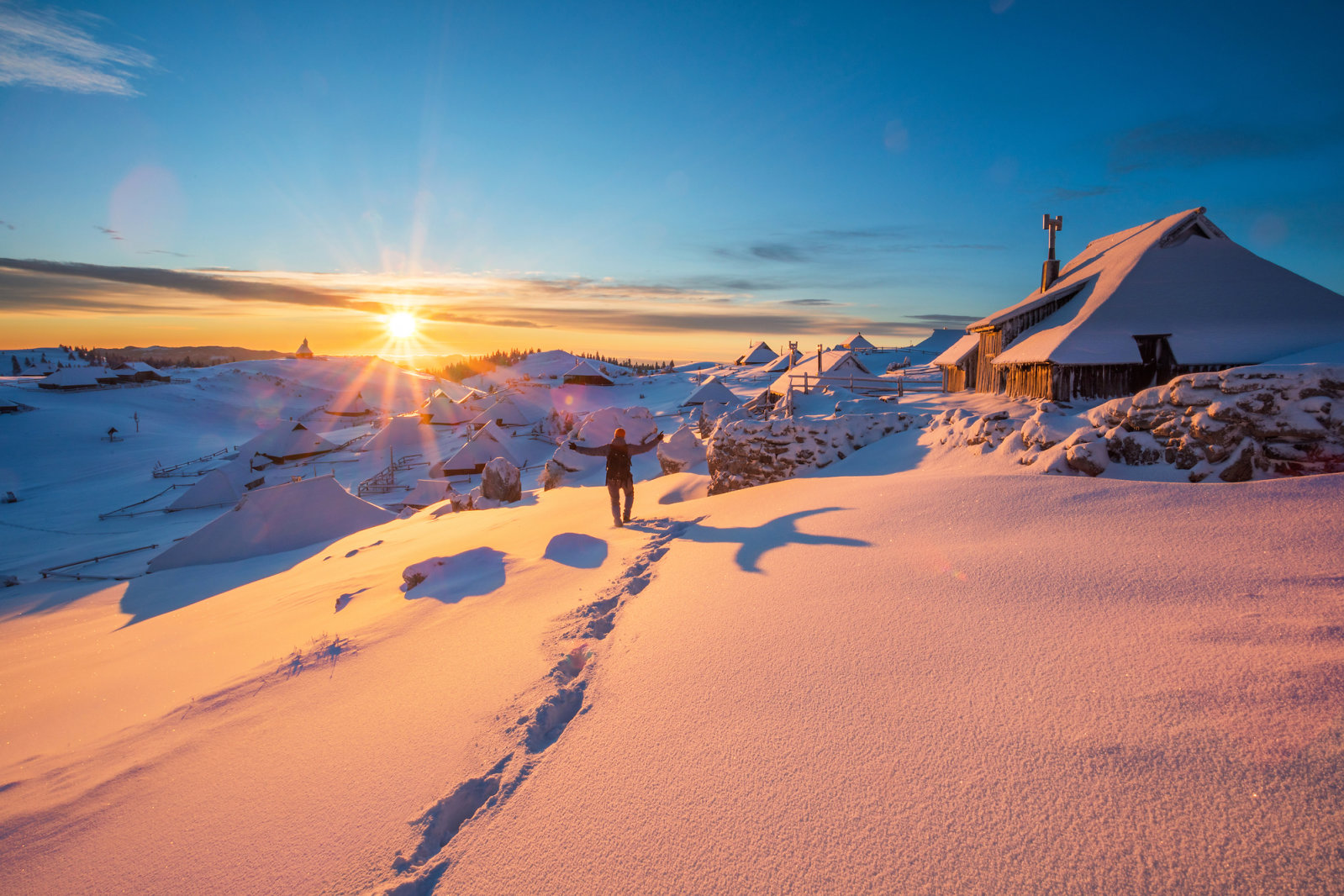 Tél Velika Planinán - Fotó: Jošt Gantar