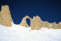 Tignes h�res sziklaszeme alulr�l