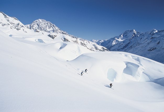 S�el�k a Tasm�n gleccseren - Fot�: snow.co.nz