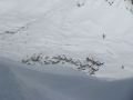 R�l�t�s Le Fornet (1930 m) h�zaira off-piste k�zben