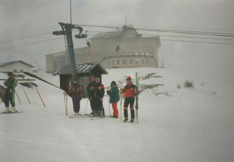 Zimankóban a Dachstein-gleccseren.
