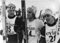 1971 febru�r, Megeve, FR: Gustavo Thoeni (I), Jean-Noel Augert (FR) �s Christian Neureuther (D), II., I., III. hely