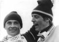 1968 febru�r, Lausanne, CH: Karl Schranz (A) �s Jean-Claude Killy (FR)