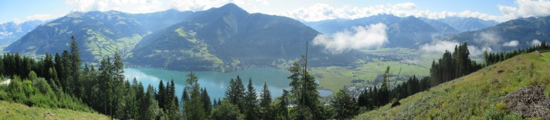 Zeller See a Plettsaubergről, 1301 m magasságról - Kattints a képre a nagyításhoz Zeller See a Plettsaubergről, 1301 m magasságról - Kattints a képre a nagyításhoz