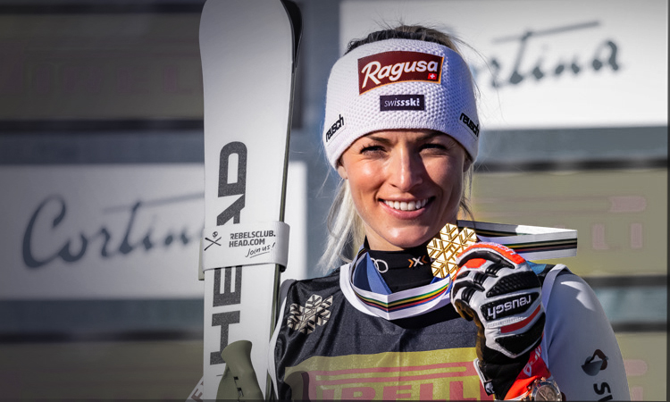 Lara Gut, a 2021-es az Alpesi Sí VB bajnoka Cortinában
