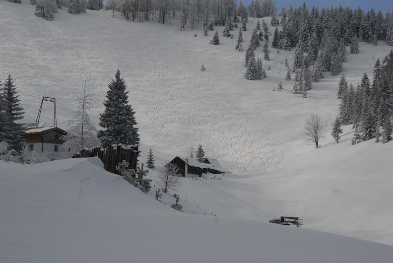 Hohenberg, múltba vesző síterep Hohenberg, múltba vesző síterep
