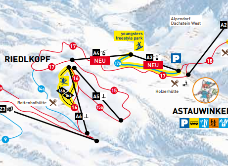 Ez pedig már a legújabb terv a sítérképről. Ezen már látszik hogy középállomást is terveztek az új lifthez. Ez pedig már a legújabb terv a sítérképről. Ezen már látszik hogy középállomást is terveztek az új lifthez.
