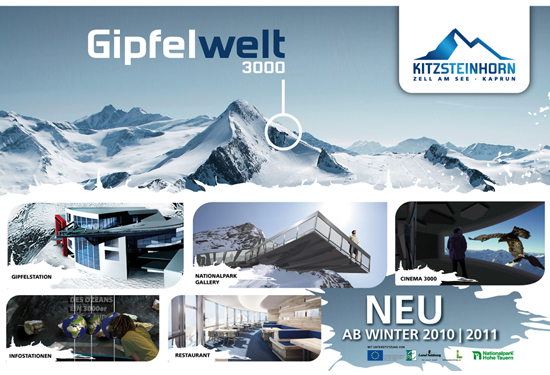 A Gipfelwelt 3000 látványterve A Gipfelwelt 3000 látványterve
