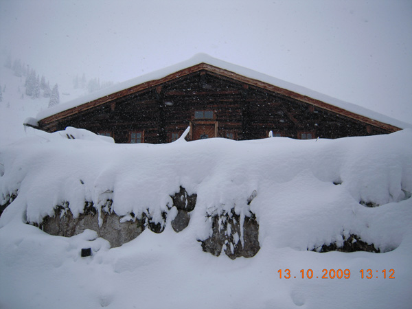 Hochkönigen már kedden hatalmas volt a hó Hochkönigen már kedden hatalmas volt a hó