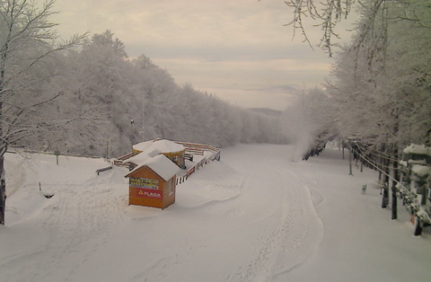 Megkezdődött a hóágyúzás! Megkezdődött a hóágyúzás!