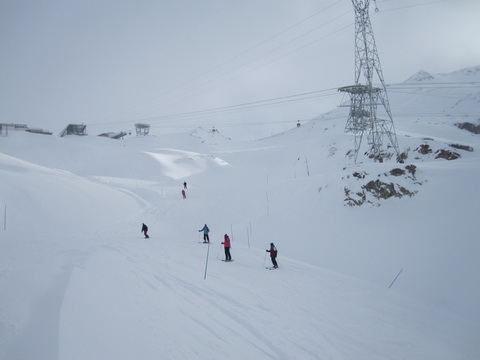 Les 2 Alpes szombat reggel Les 2 Alpes szombat reggel