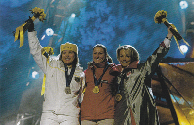 Anja P�rson, Janica Kostelic �s Sonja Nef