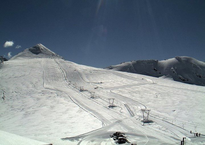 Stelvio, 120 cm hó a gleccseren Stelvio, 120 cm hó a gleccseren