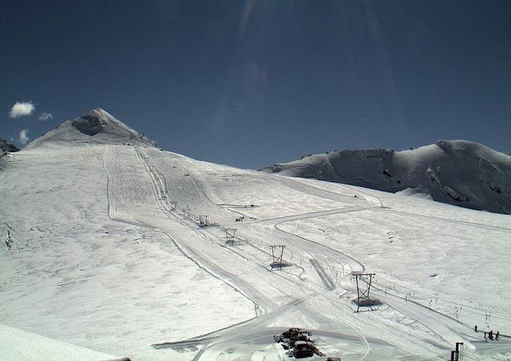 Stelvio, 120 cm hó a gleccseren