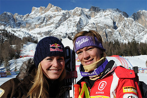 Vonn és Riesch, az Olimpia alatt nincs barátság Vonn és Riesch, az Olimpia alatt nincs barátság