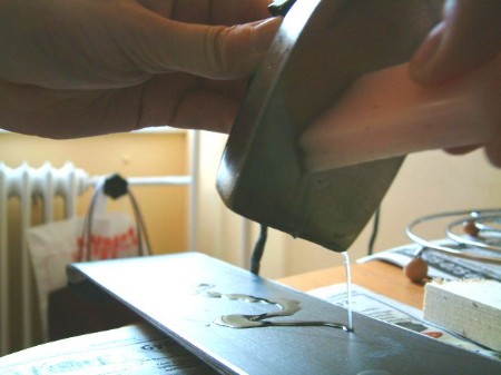 Wax csepegtet�s