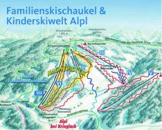 Waldheimat Alpl sítérkép Waldheimat Alpl sítérkép