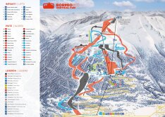 Bormio - Alta Valtellina sítérkép Bormio - Alta Valtellina sítérkép