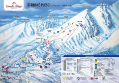 Csorba-tó / Strbske Pleso sítérkép Csorba-tó / Strbske Pleso sítérkép