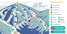 Eplény - Nordica Síaréna sítérkép Eplény - Nordica Síaréna sítérkép