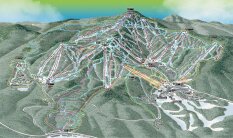 Killington sítérkép Killington sítérkép