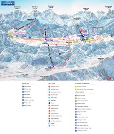 Sappada sítérkép Sappada sítérkép