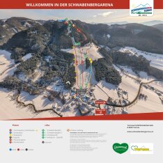 Turnau - Schwabenbergarena sítérkép Turnau - Schwabenbergarena sítérkép